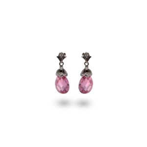 Elegante rosa Ohrringe